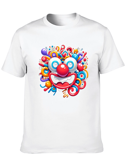 Fun Clown Graphic Tee - Quirky Unisex T-Shirt