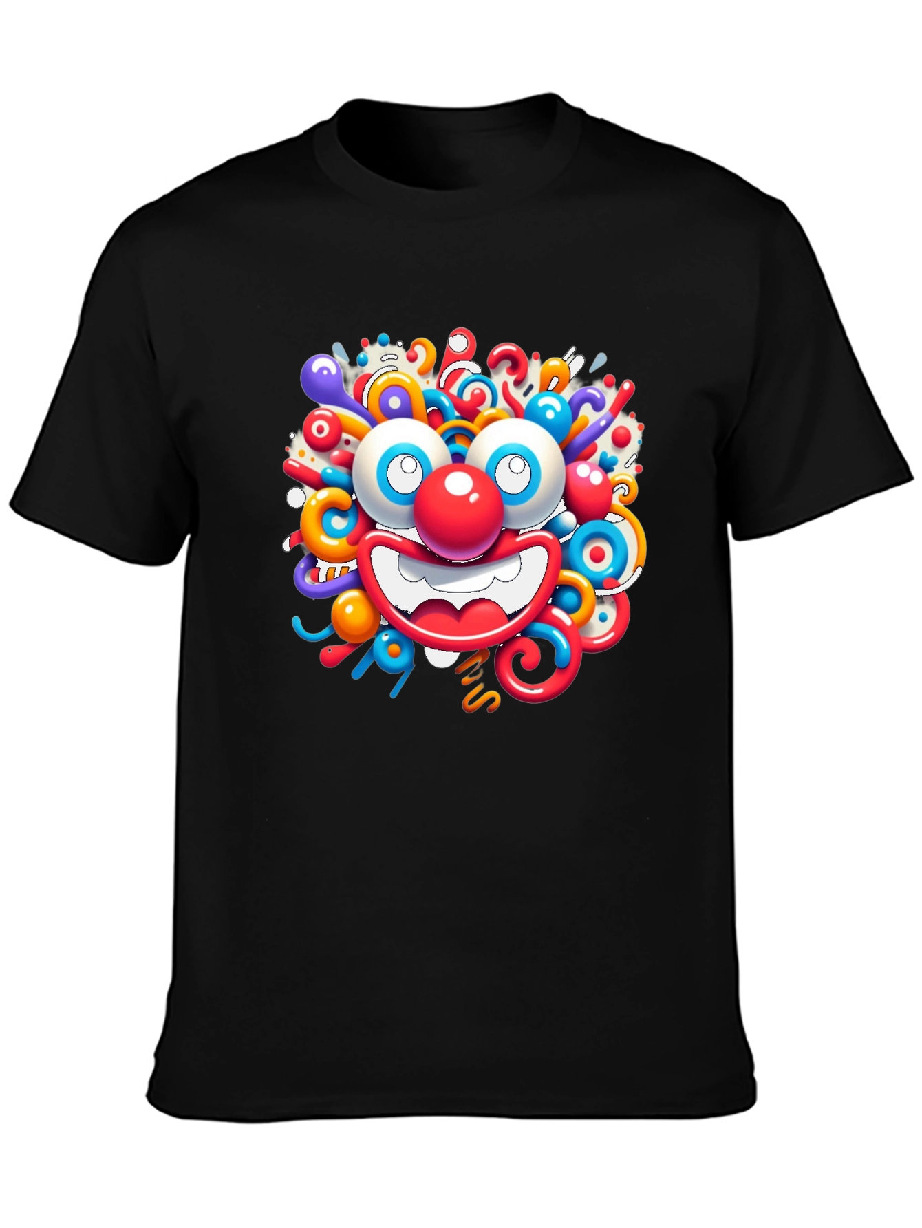 Fun Clown Graphic Tee - Quirky Unisex T-Shirt