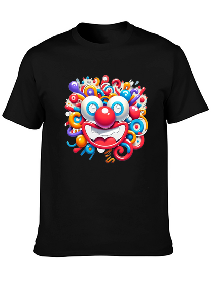 Fun Clown Graphic Tee - Quirky Unisex T-Shirt
