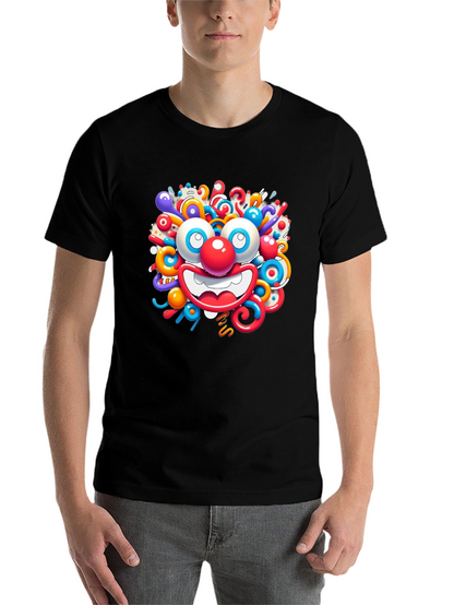 Fun Clown Graphic Tee - Quirky Unisex T-Shirt
