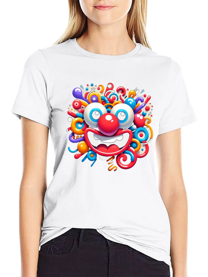 Fun Clown Graphic Tee - Quirky Unisex T-Shirt
