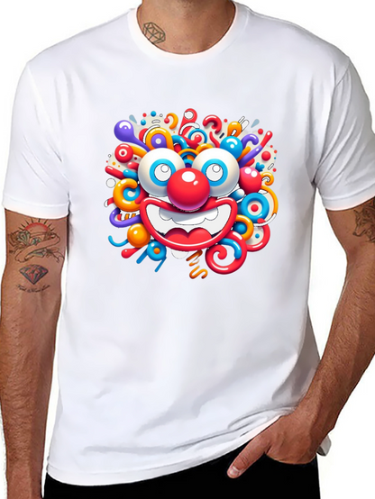 Fun Clown Graphic Tee - Quirky Unisex T-Shirt