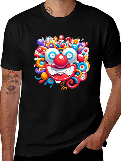 Fun Clown Graphic Tee - Quirky Unisex T-Shirt