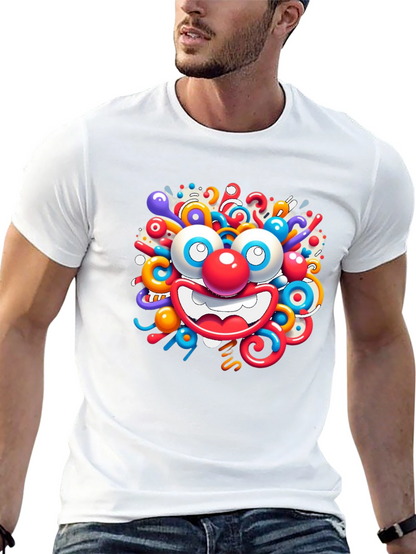 Fun Clown Graphic Tee - Quirky Unisex T-Shirt