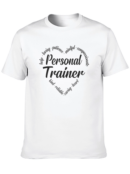 Personal Trainer Heart Graphic T-Shirt