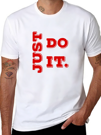 Just Do It Graphic Tee - Black