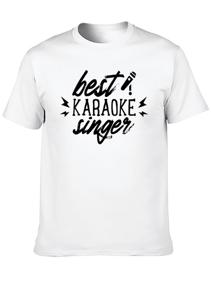 Best Karaoke Singer Black Graphic Tee