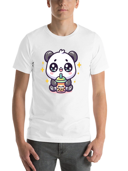 Cute Panda Boba Tea Graphic Tee