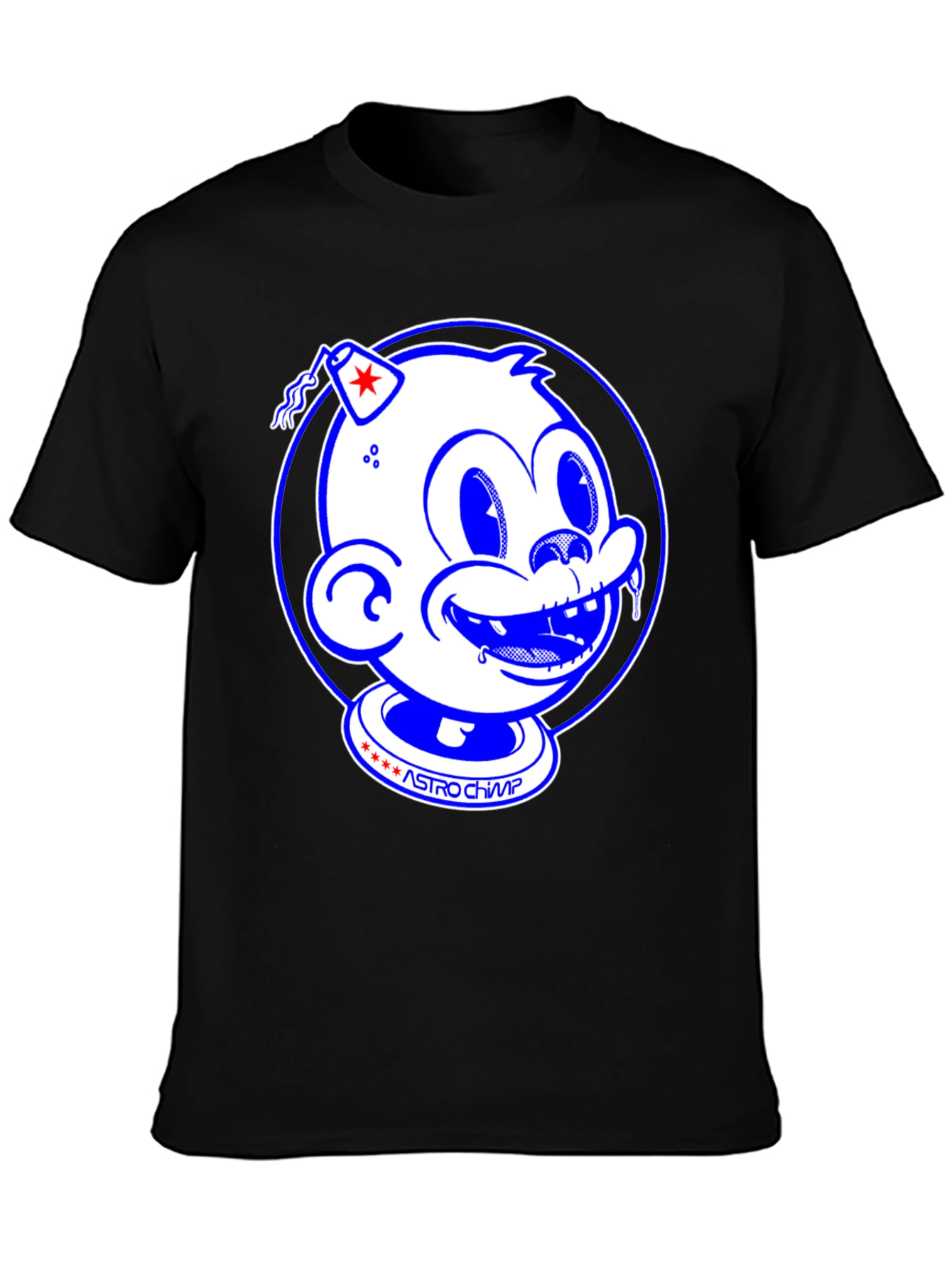Astro Chimp Graphic Tee - Retro Style