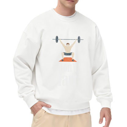 Don't Fart Weightlifting Gym Humor Crewneck Sweatshirt
