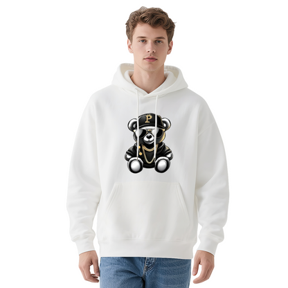 Hip?Hop Cool Gangster Bear Hoodie