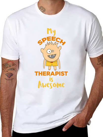 My Speech Therapist Is Awesome Graphic T-Shirt