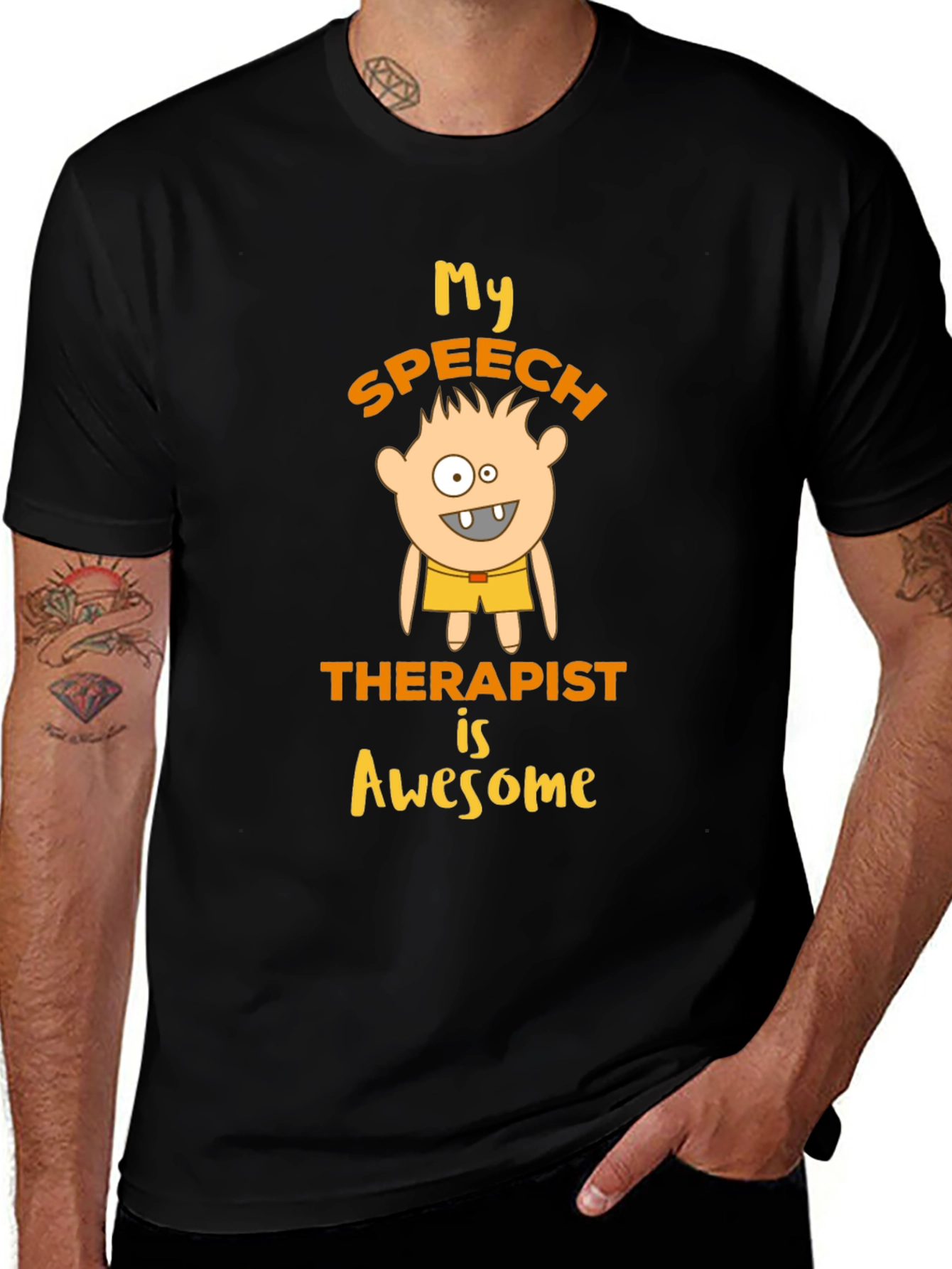 My Speech Therapist Is Awesome Graphic T-Shirt