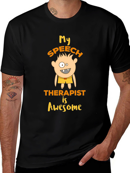 My Speech Therapist Is Awesome Graphic T-Shirt
