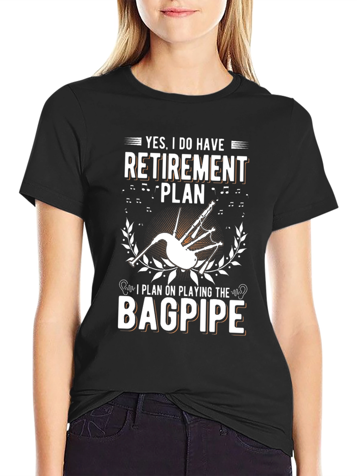 Bagpipe Retirement Plan T-Shirt