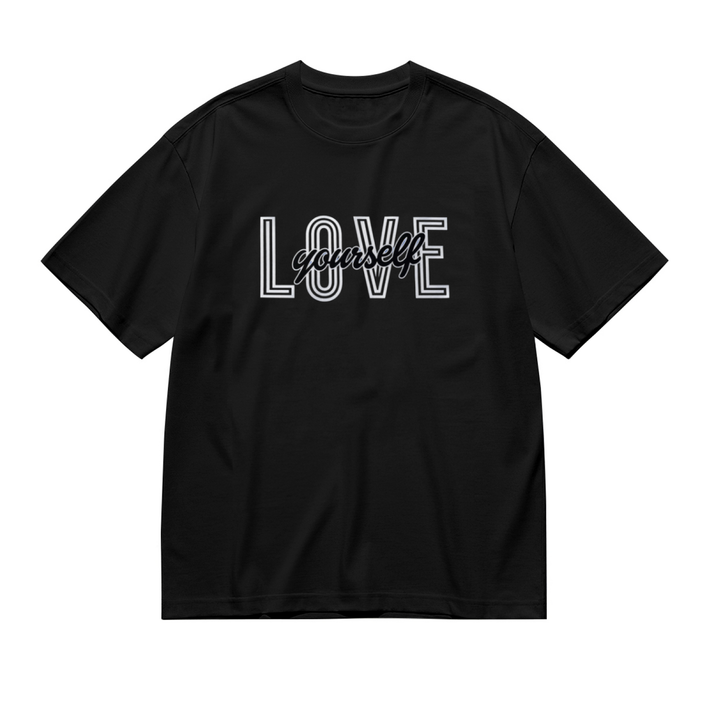 Minimal Red Heart Pocket Casual Women Tee