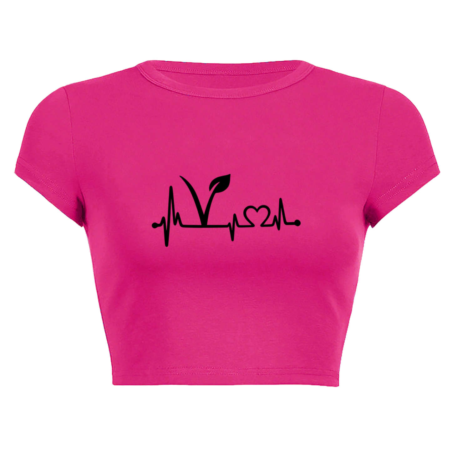 Brooklyn Vintage Stamp Retro White Cropped Baby Tee