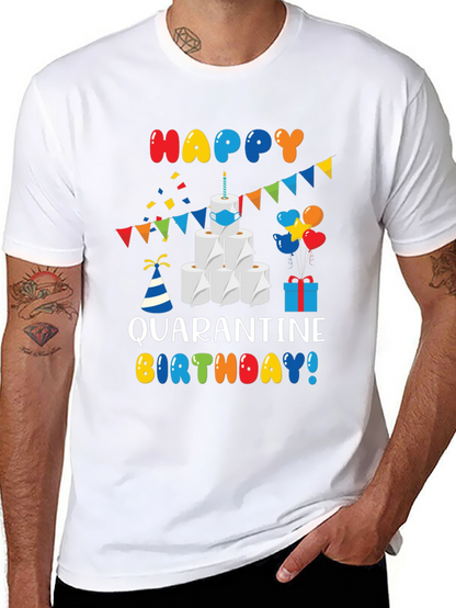 Quarantine Birthday T-Shirt - Toilet Paper Cake Graphic Tee