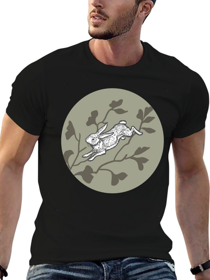 Rabbit T-Shirt - Artistic Graphic Tee