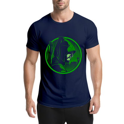 DC Arrow Green Arrow Comic Graphic Grey Tee
