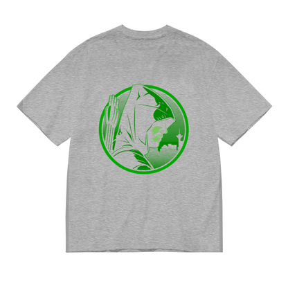 DC Arrow Green Arrow Comic Graphic Grey Tee