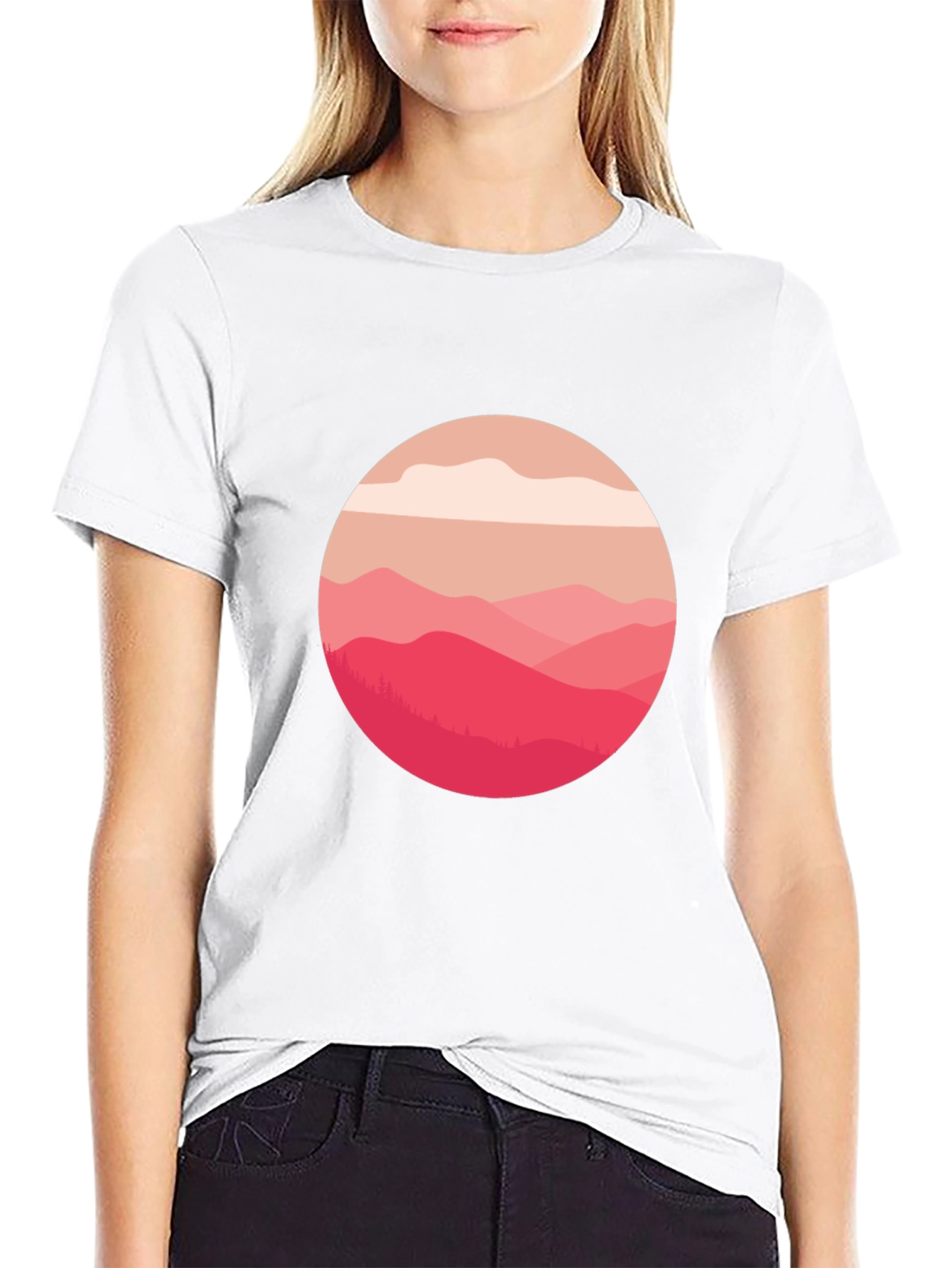 Mountain View Graphic Tee - Soft Cotton Blend