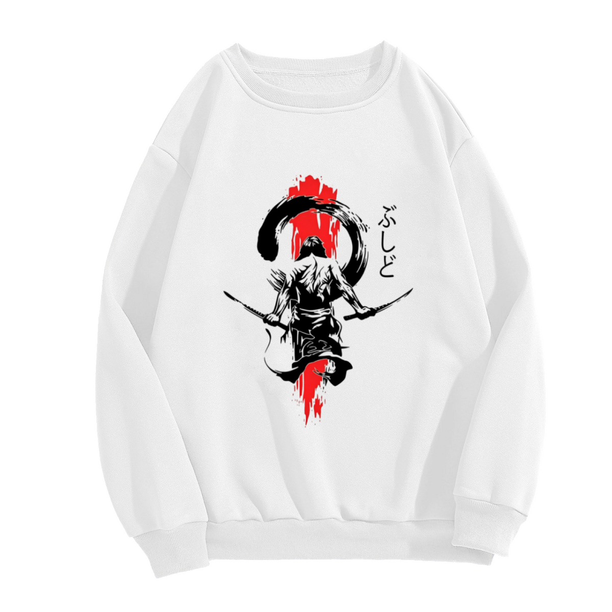 Japanese Samurai Ink Wash Street Sweatshirt