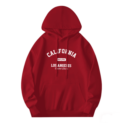 Vintage California Los Angeles Graphic Pullover Hoodie