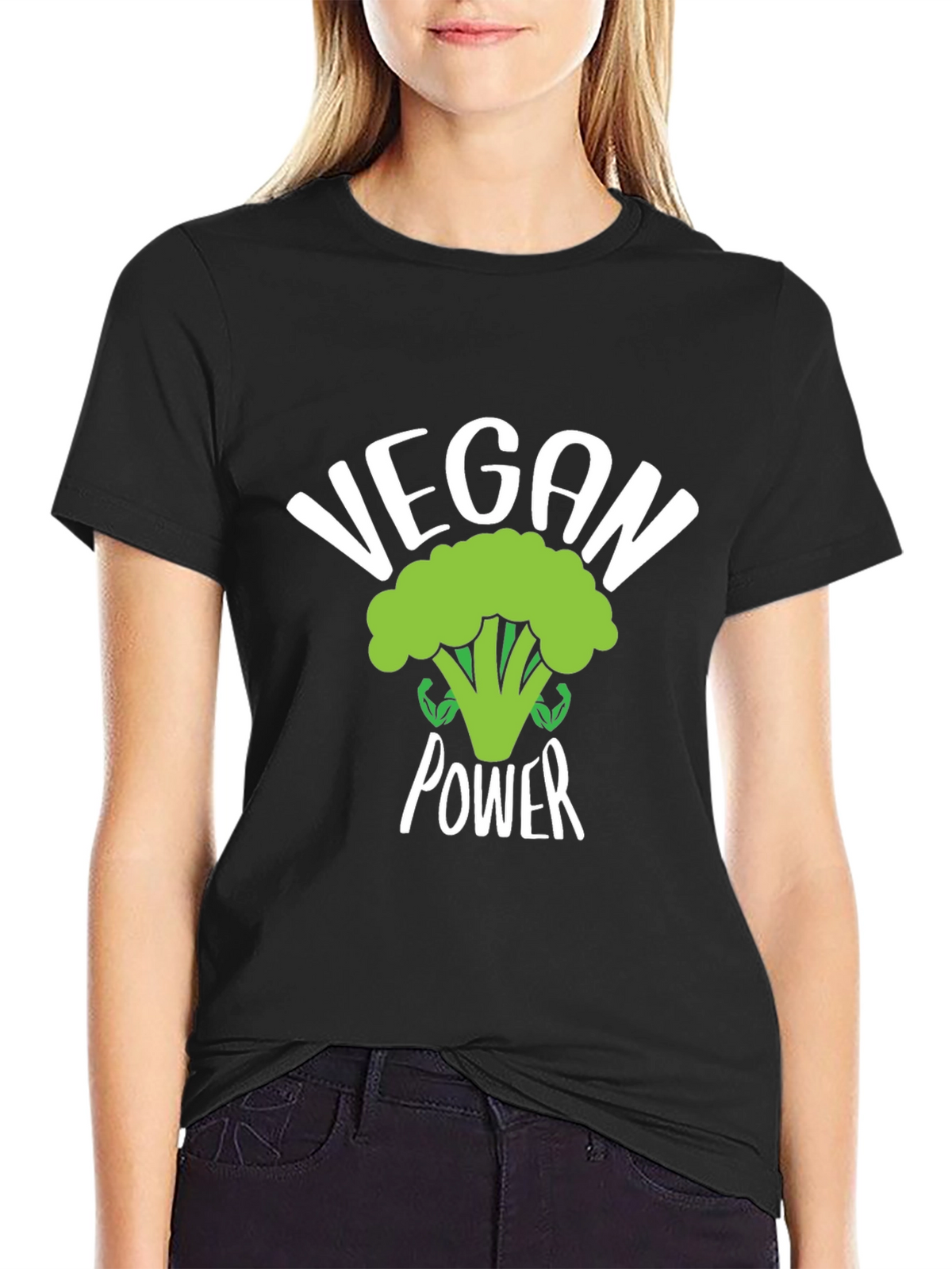 Vegan Power Broccoli T-Shirt