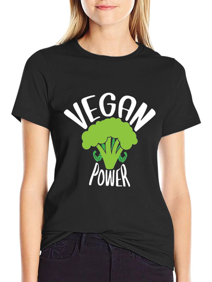 Vegan Power Broccoli T-Shirt