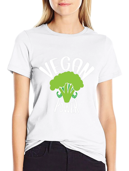 Vegan Power Broccoli T-Shirt