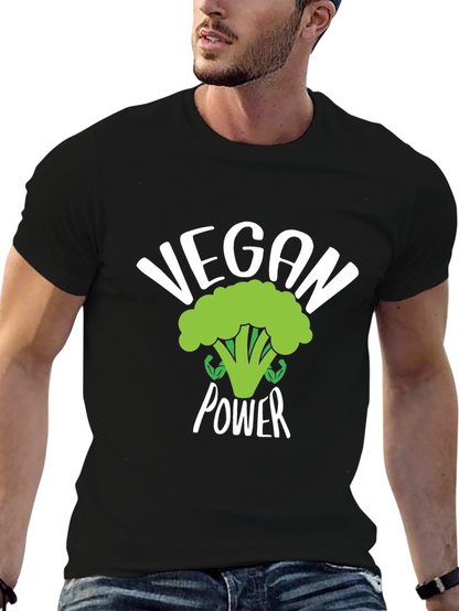Vegan Power Broccoli T-Shirt