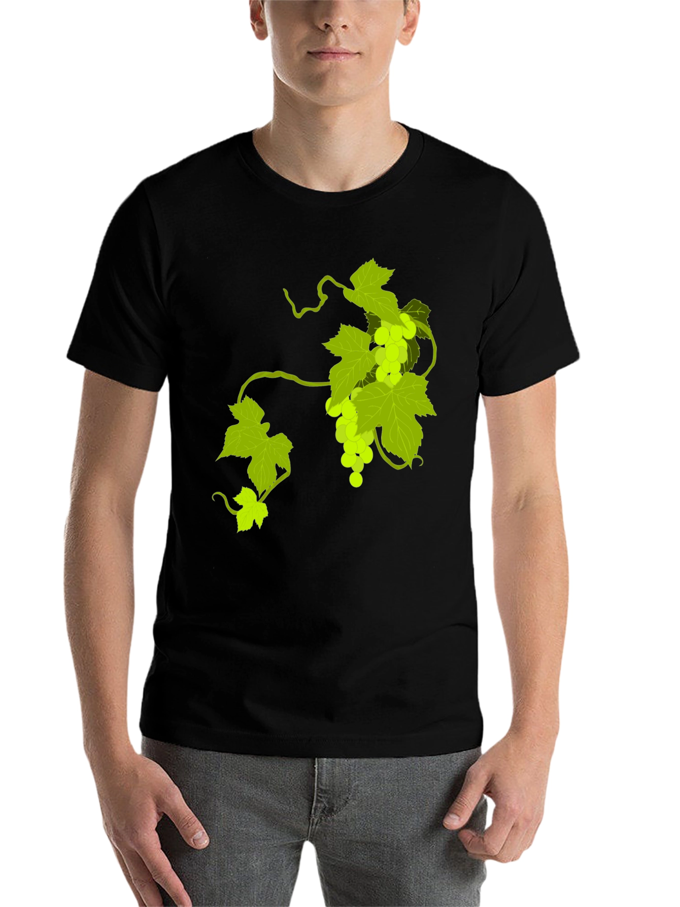 Grapes Graphic Tee - Classic Black T-Shirt