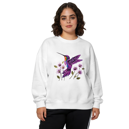 Soft Watercolor Pastel Floral Bouquet Crewneck Sweatshirt