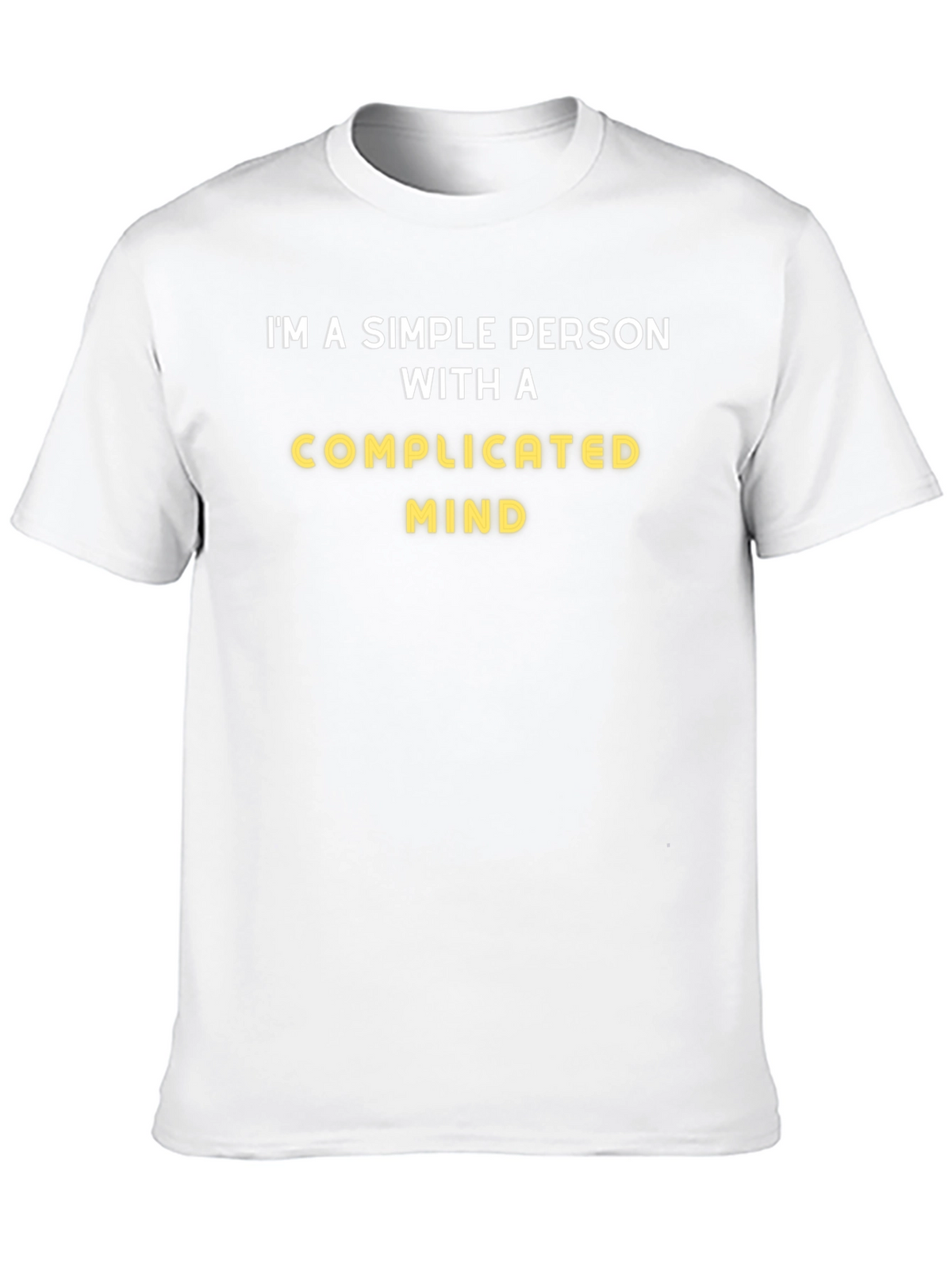 Simple Person With a Complicated Mind Graphic Tee