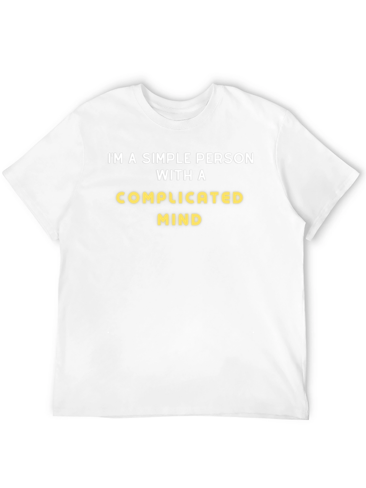 Simple Person With a Complicated Mind Graphic Tee