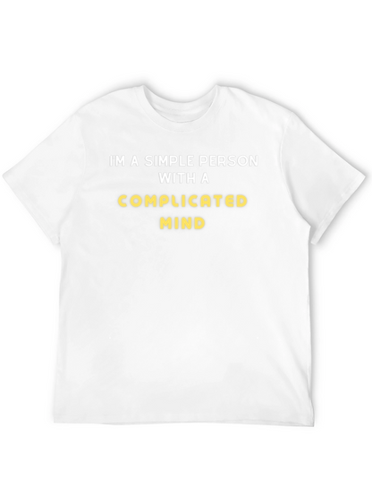 Simple Person With a Complicated Mind Graphic Tee