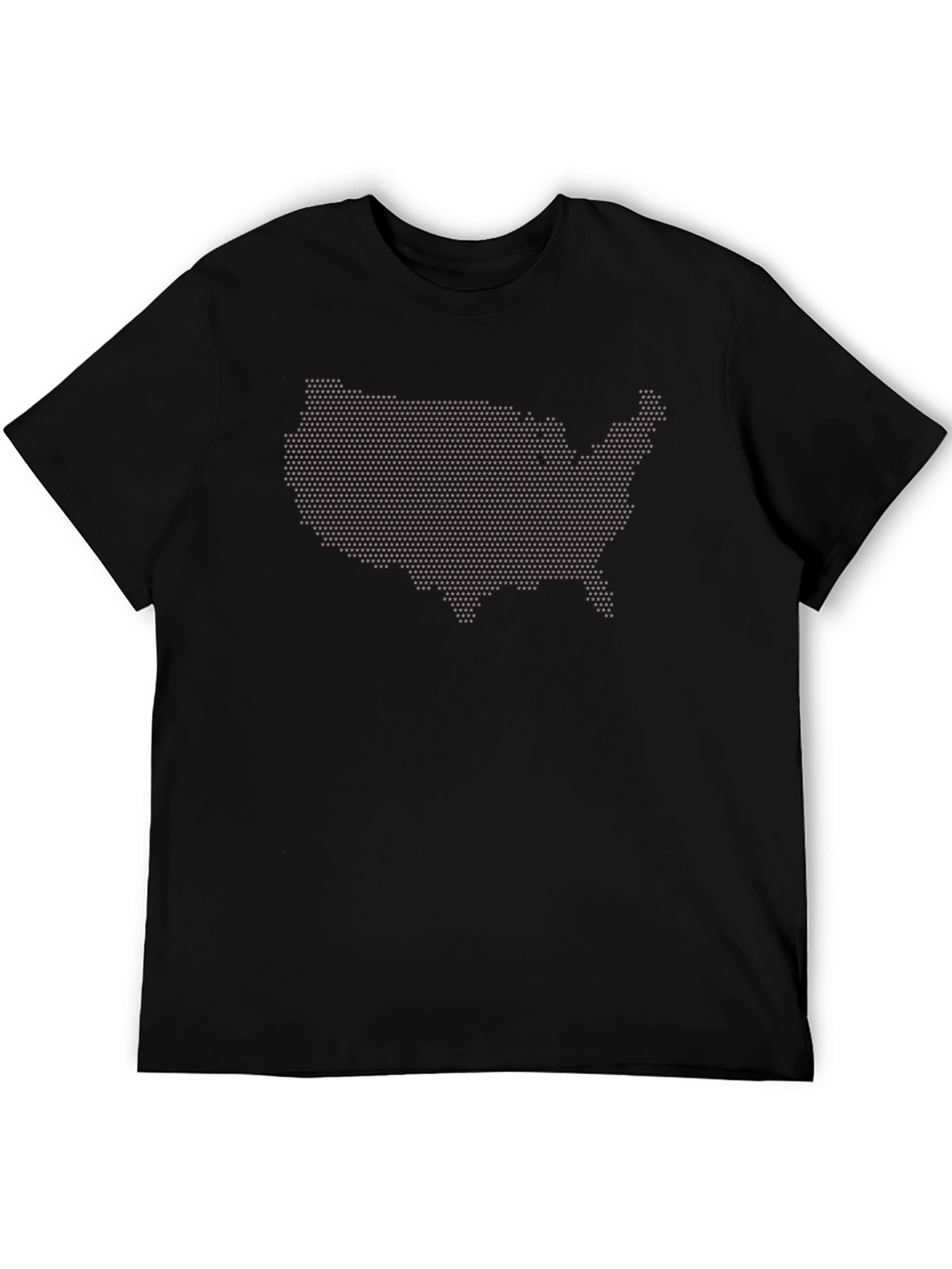 USA Map Dot Matrix T-Shirt