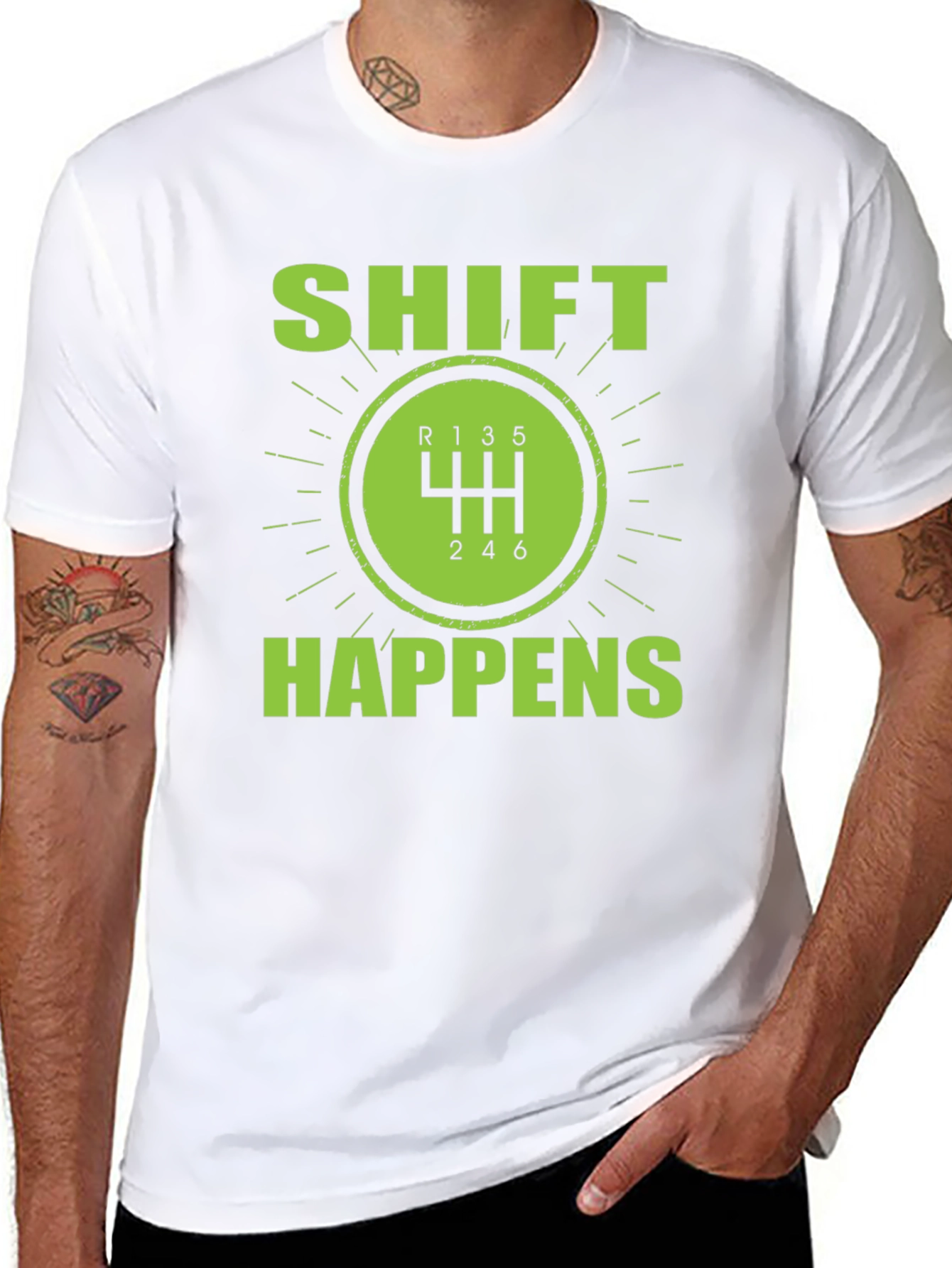 Shift Happens Manual Transmission T-Shirt