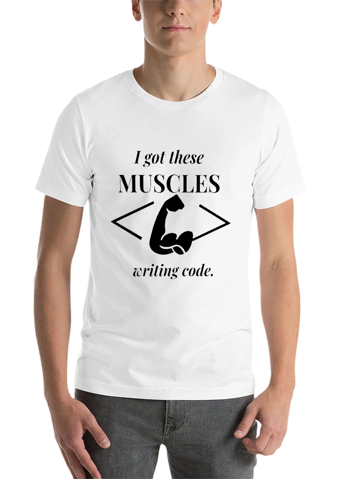 Code Muscles Graphic Tee