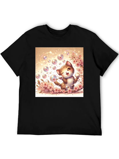 Kawaii Cat Bubble T-Shirt