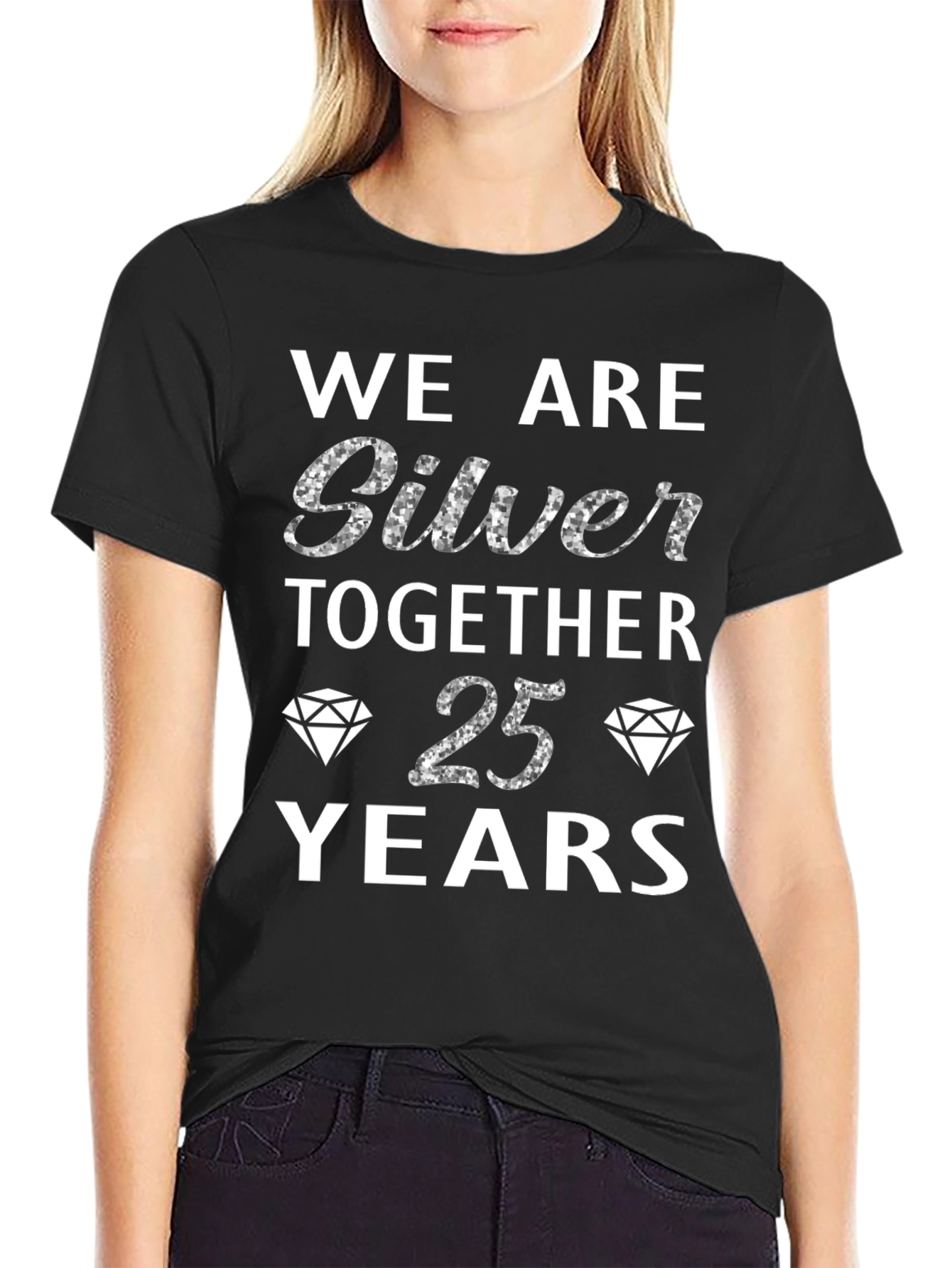 25th Anniversary Silver Together Graphic Tee