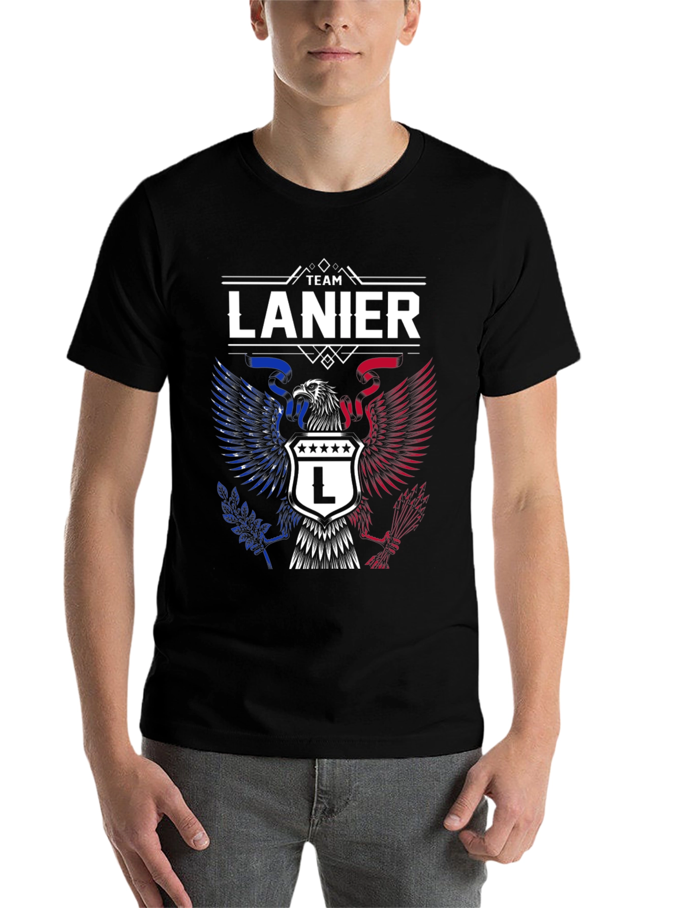 Team Lanier Eagle Crest Graphic Tee