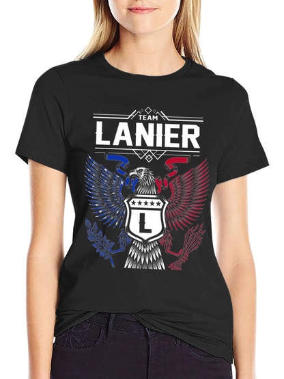 Team Lanier Eagle Crest Graphic Tee