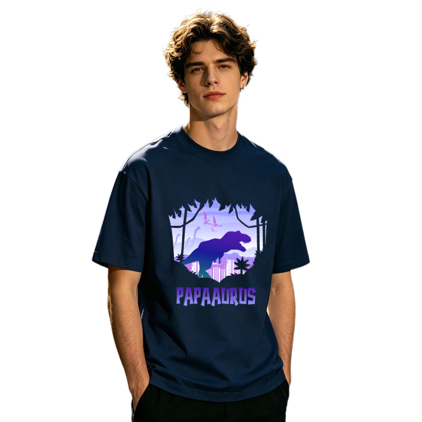 Men's Retro Beard Man Zigzag Vintage Graphic Cool Tee