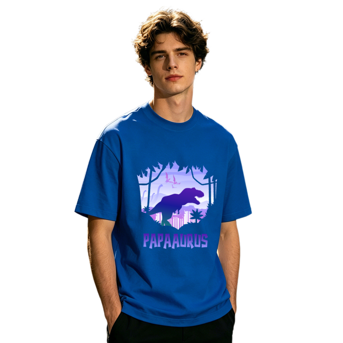 Men's Retro Beard Man Zigzag Vintage Graphic Cool Tee