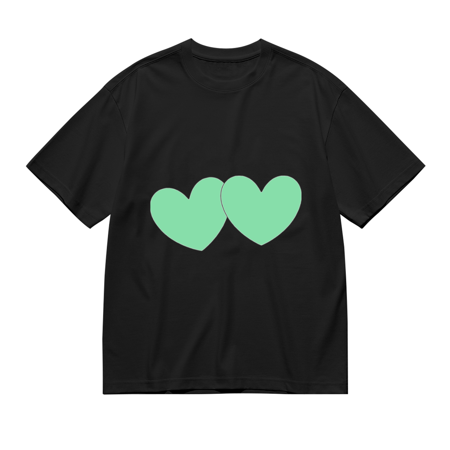 Men's Minimal Broken Red Heart Trendy Street Graphic Tee