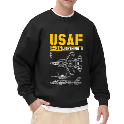 Dreamy Teal Blue Flying Butterflies Crewneck Sweatshirt