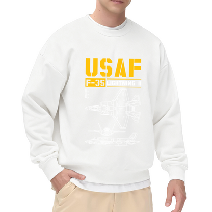 Dreamy Teal Blue Flying Butterflies Crewneck Sweatshirt