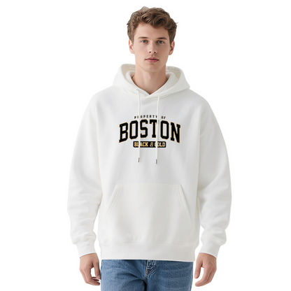 Boston Black & Gold City Pride Sport Style Hoodie